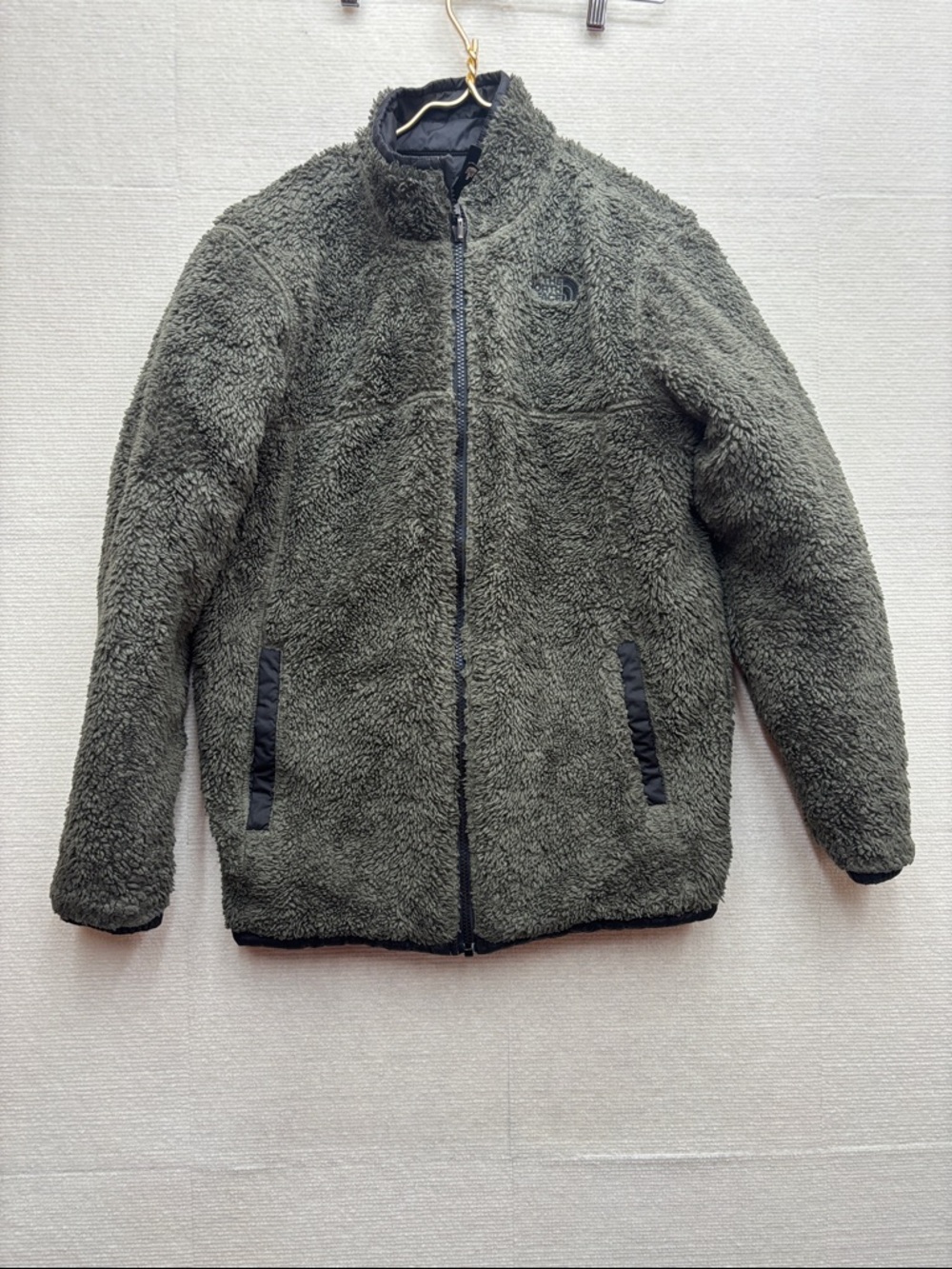The North Face | XL Camouflage Insulated Puffer Jacket - reversible green - Picture 5 of 8